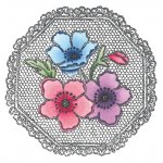 TC0833 Stempel gumowy  - Anemones