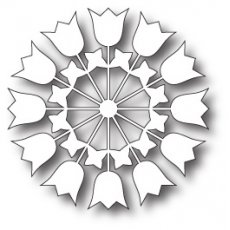 98828 Wykrojnik  Paper Cut Tulips Circle