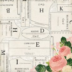 CBSL25006 Papier dwustronny 30,5x30,5-Sew Lovely - Beautiful Blouse