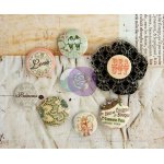 PM572716 Flair Buttons i stempel akrylowy - Princess