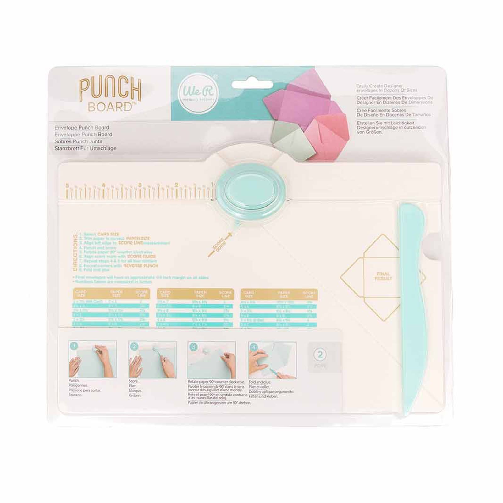  71277-0  Urządzenie Do Robienia Kopert - Tablica Manualna Punch Board Envelope