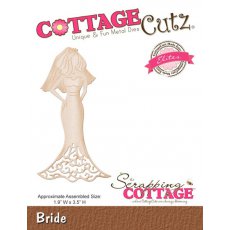 CCE-136 Wykrojnik panna młoda-CottageCutz Bride (Elites)