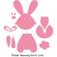 COL1354 Wykrojniki Collectable Zajaczek