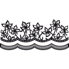 CR1273 Wykrojniki Craftables - border Anja's Flowers