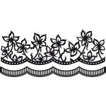 CR1273 Wykrojniki Craftables - border Anja's Flowers