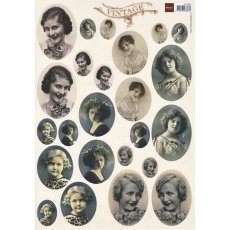 VK9535 Arkusz z obrazkami A4 - Looking in the mirror #1