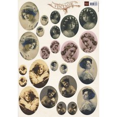 VK9536 Arkusz z obrazkami A4 - Looking in the mirror #2