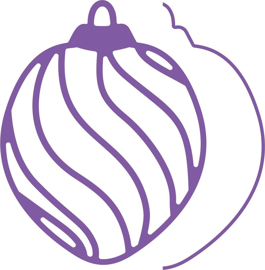 B487 Wykrojnik bombka Christmas Ornament Angel Wing