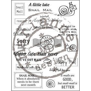 CS0899 Zestaw stempli Snailmail