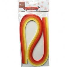 FG2431 Paski do quilingu - żółto-pomarańczowe
