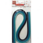 FG2433 Paski do quilingu - niebieskie