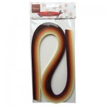 FG2435 Paski do quillingu - beż/brąz