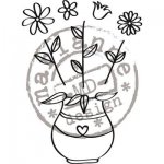 FG2461 Stemple silikonowe Flowers ( Quilling)