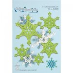 45.0089 Wykrojniki Leane Creatief- Śnieżynki