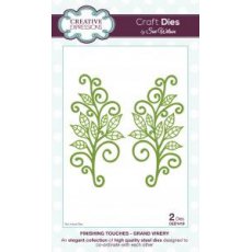 CED1419 Wykrojniki gałązki -Finishing Touches Collection Grand Vinery Die 