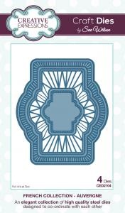  CED2104 Wykrojniki ramki -French Collection Auvergne 