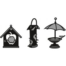 CR1291 Wykrojniki Craftables- Tiny's Birdhouse (3 pcs) NEW