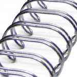 ZT2825 Zestaw 6 grzbietów drucianych Zutter 1/2 cala - antyczne srebro