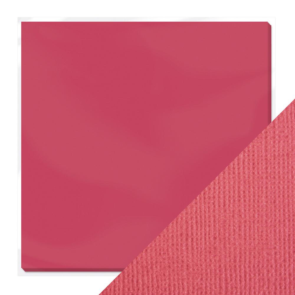  9180E Papier jednokolorowy dwustronny  30,5x30,5 cm - Rasberry Pink