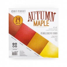 9416E Zestaw perłowych papierów 15x15cm Tonic - Autumn Maple