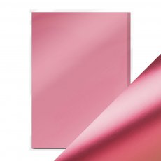 9468E Papier jednokolorowy lustrzany satynowy jednostronny A4 - Pink Chiffon