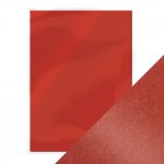 9506E Papier jednokolorowy perłowy dwustronny A4 - Red Velvet