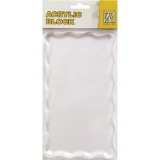 AB008  Nellie's Choice • Tools for Stamping and Colouring Acryl Stamp Block  - bloczek akrylowy 160x90x8mm 