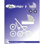 BLD1336 Wykrojnik By Lene- Baby Carriage - wózek