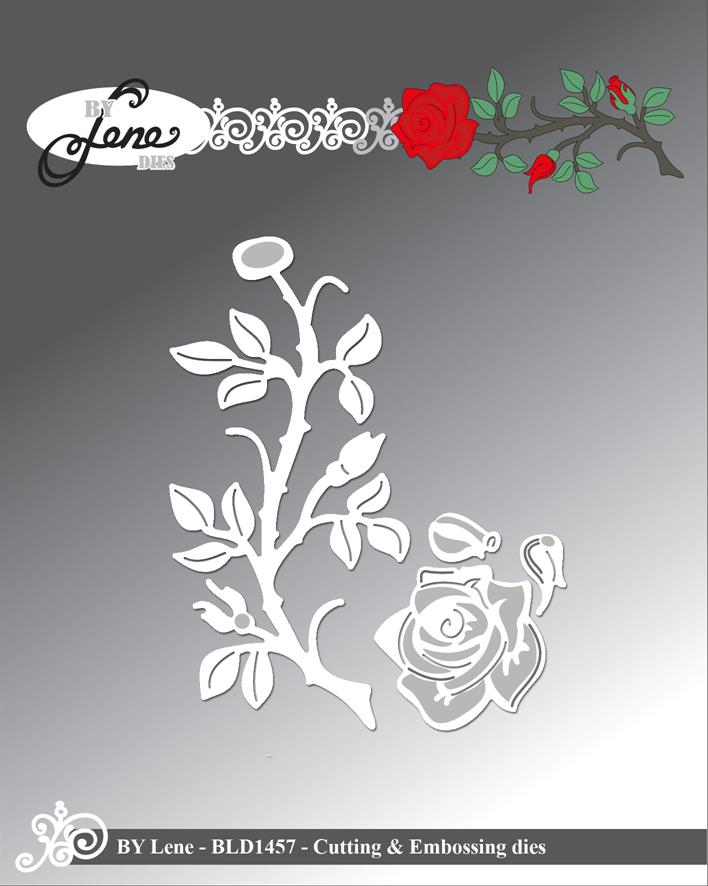  BLD1457 Wykrojnik By Lene- Rose - róża