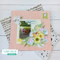 Dziecięcy layout z kolekcji "Woodland Story" Craft and You Design