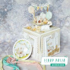 Exploding box - metryczka - Baby Party