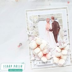 Kartka ślubna z kieszonką i kopertą