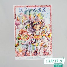 Kolorowa kartka na roczek