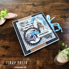 Męska kartka z okazji "Dnia Dziadka" Craft&You Design z kolekcji "Vintage Man"