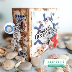 Nadmorski album wakacyjny z kolekcji Summer Breeze od ScrapBoys