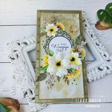 Ślubna kartka w formacie DL