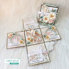 Ślubny exploding box z nosidełkiem Mintay Papers z kolekcji "Yes, I do"