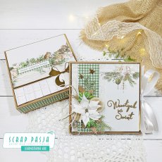 Świąteczny album harmonijkowy GoatBox z kolekcji "Natural Christmas" Lemoncraft