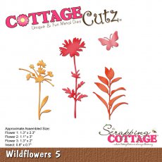 CC-249 Wykrojnik CottageCutz Wildflowers 5