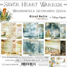 CC-MM16-SHW-09 - SILVER HEART WARRIOR  - zestaw papierów 15,25x15,25cm