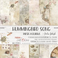 CC-ZD-HBS-F6 HUMMINGBIRD SONG - ZESTAW PAPIERÓW 30,5x30,5cm