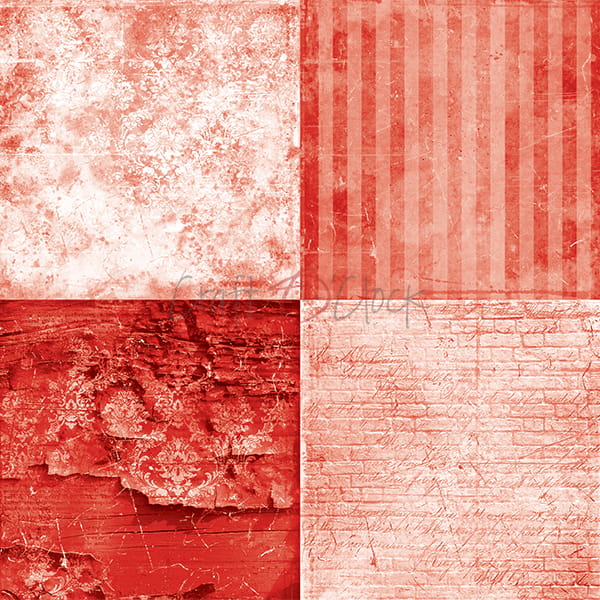  CC-ZM-BC13 - RED MOOD  - zestaw papierów 15,25x15,25cm