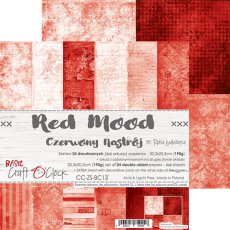CC-ZS-BC13  - RED MOOD - zestaw papierów 20,3x20,3cm
