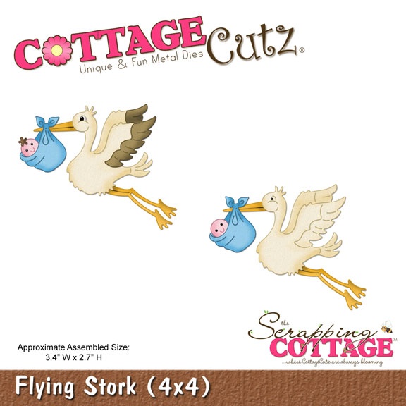  CC4x4-498 Wykrojnik Flying Stork
