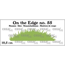 CLOTE55 Wykrojnik Crealies • On The Edge Dies Grass Hill Short Grass 10,5 cm - trawa