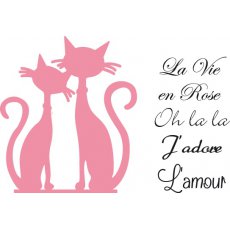 COL1344 Marianne Design Collectable - French Cats 