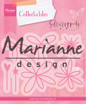 COL1441 Marianne Design Collectable - kokardki,kwiatki