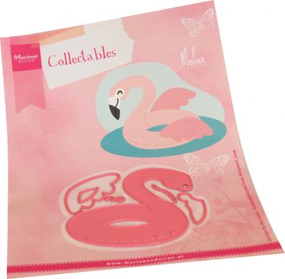  COL1512 Wykrojnik Marianne Design - Collectables - Flamingo Float by Marleen
