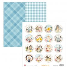 CP-SPR03 Papier dwustronny-elementy-Craft&You Design 30,5x30,5 Spring Time 03