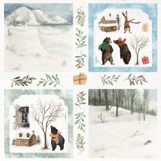 CP-WH08 Papier jednostronny-elementy-Craft&You Design 30,5x30,5 WINTER HOLIDAY 08